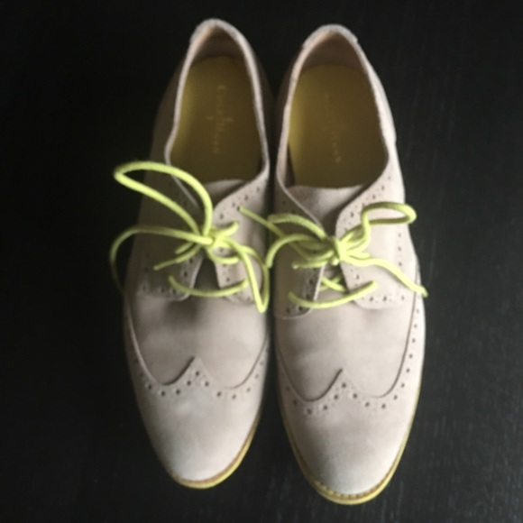 Cole Haan Suede wing tip shoes - Picture 1 of 8
